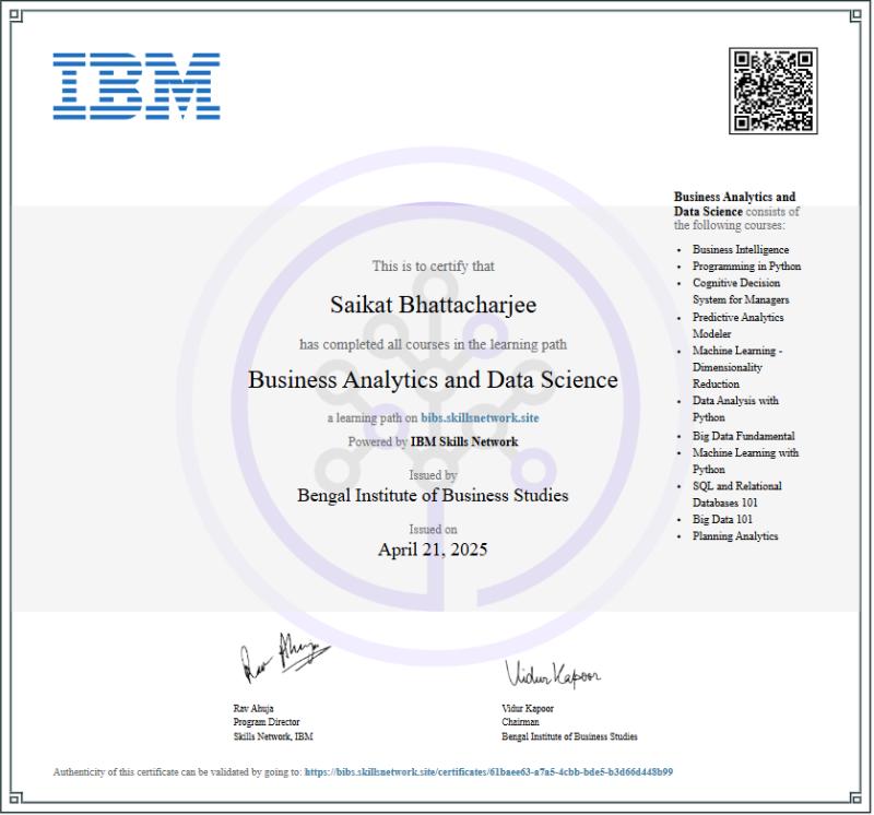 Certificate 1