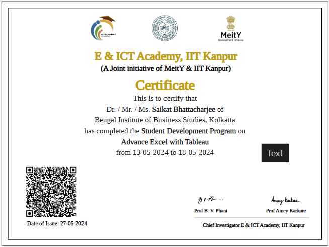 Certificate 3